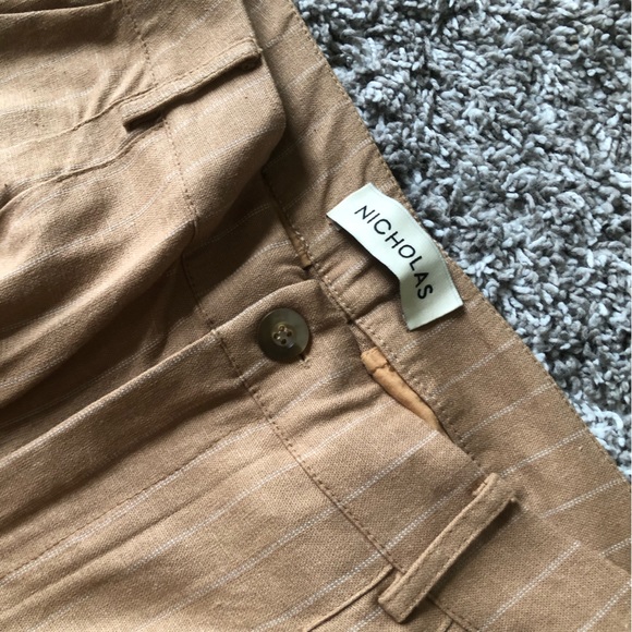 Nicholas Charlee Trouser Linen Pants Sz8 - Picture 6 of 7